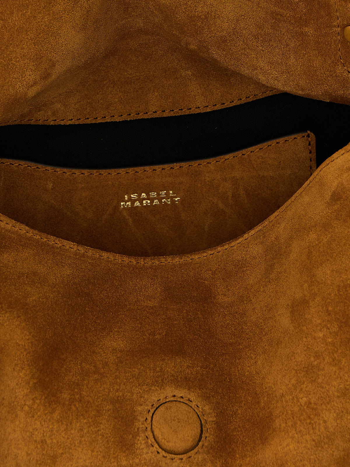 Beige Calfskin Shoulder Bag