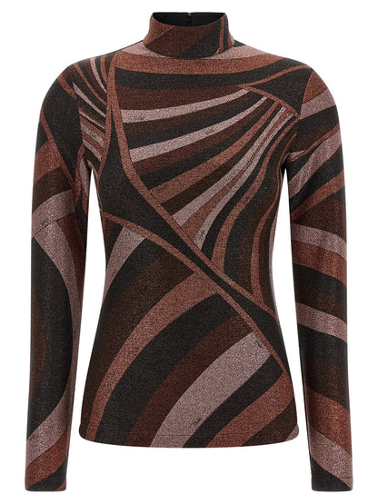 Bordeaux Polyamide Cardigan