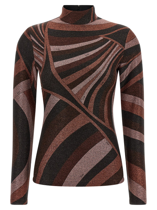 Bordeaux Polyamide Cardigan