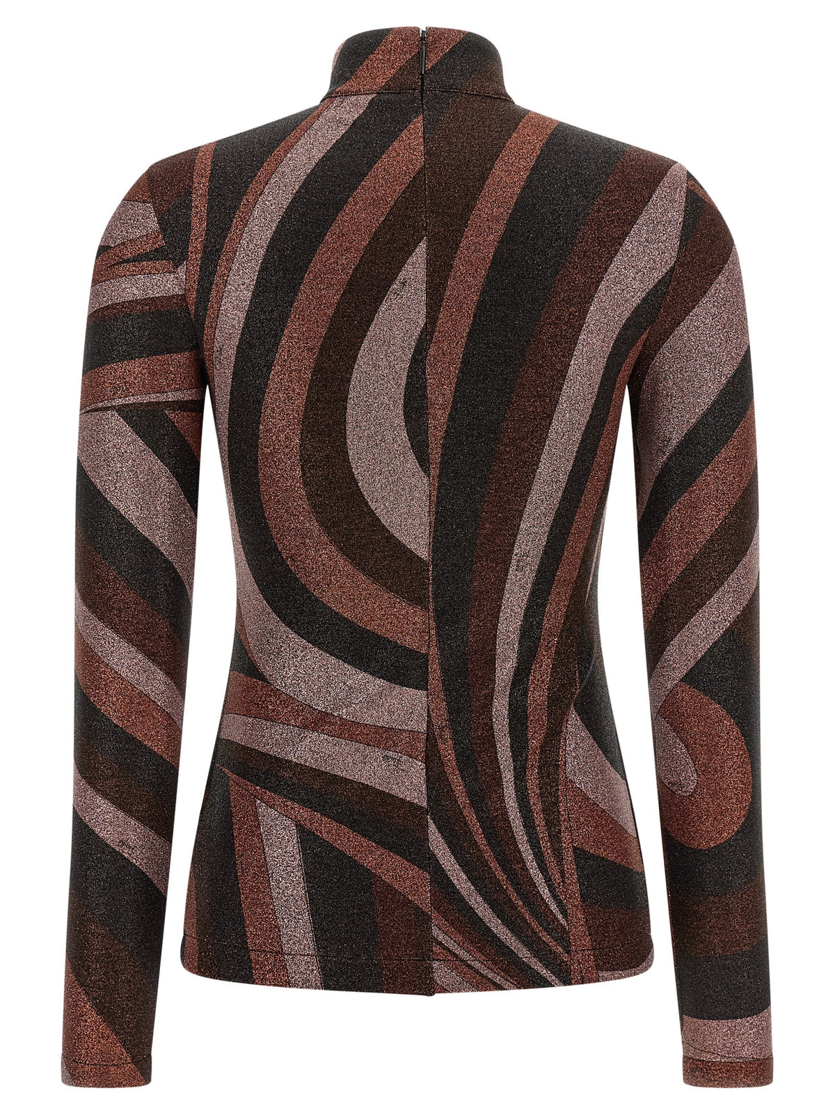 Bordeaux Polyamide Cardigan