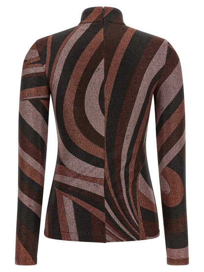 Bordeaux Polyamide Cardigan