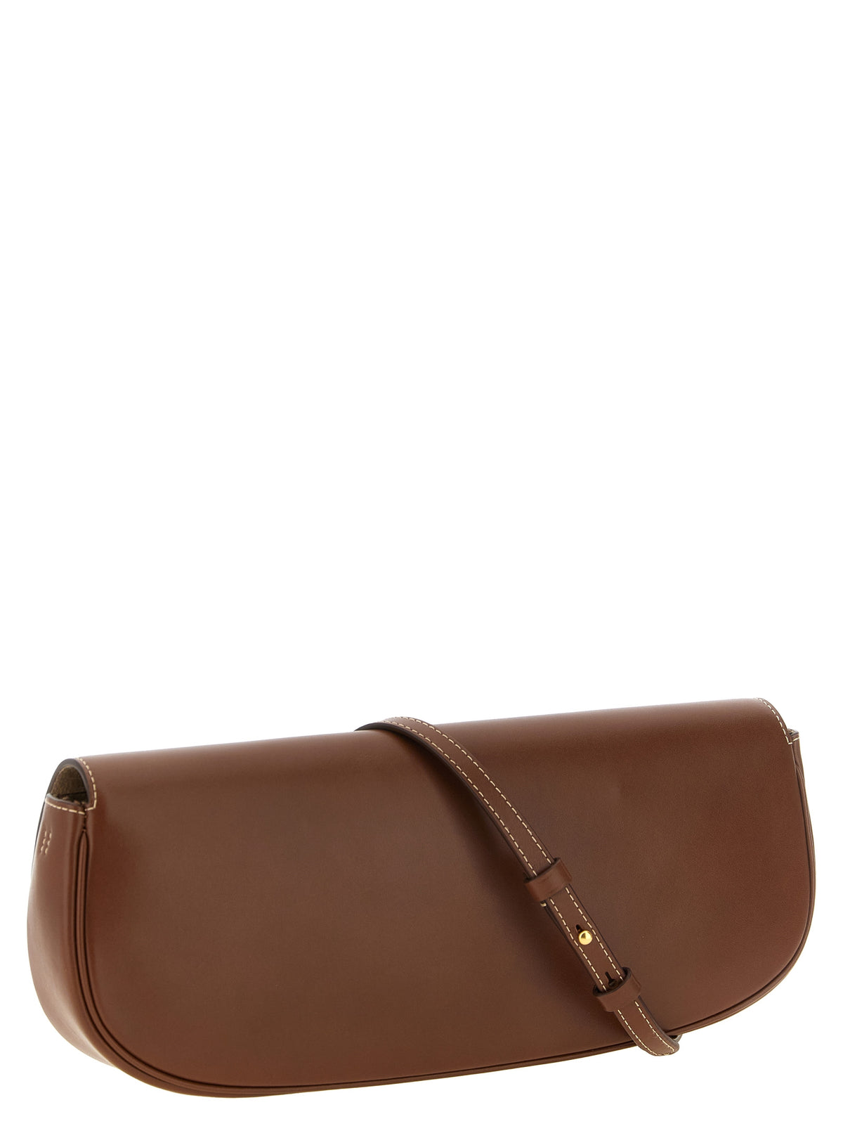 Brown Cowhide Clutch Bag