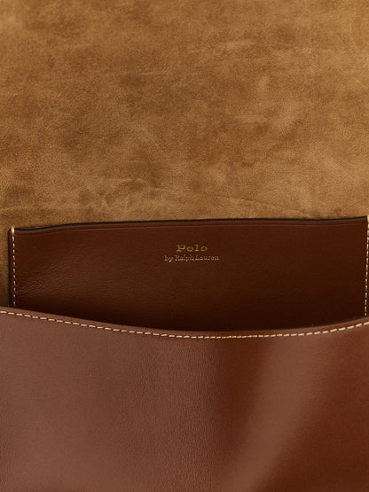 Brown Cowhide Clutch Bag