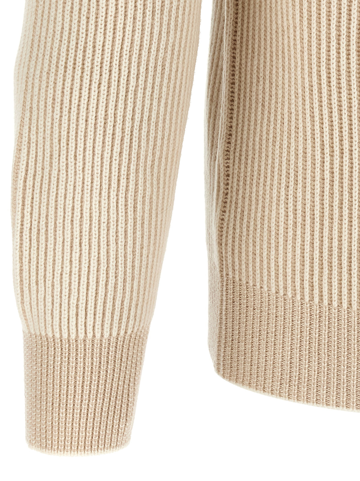 Beige Cashmere Cardigan