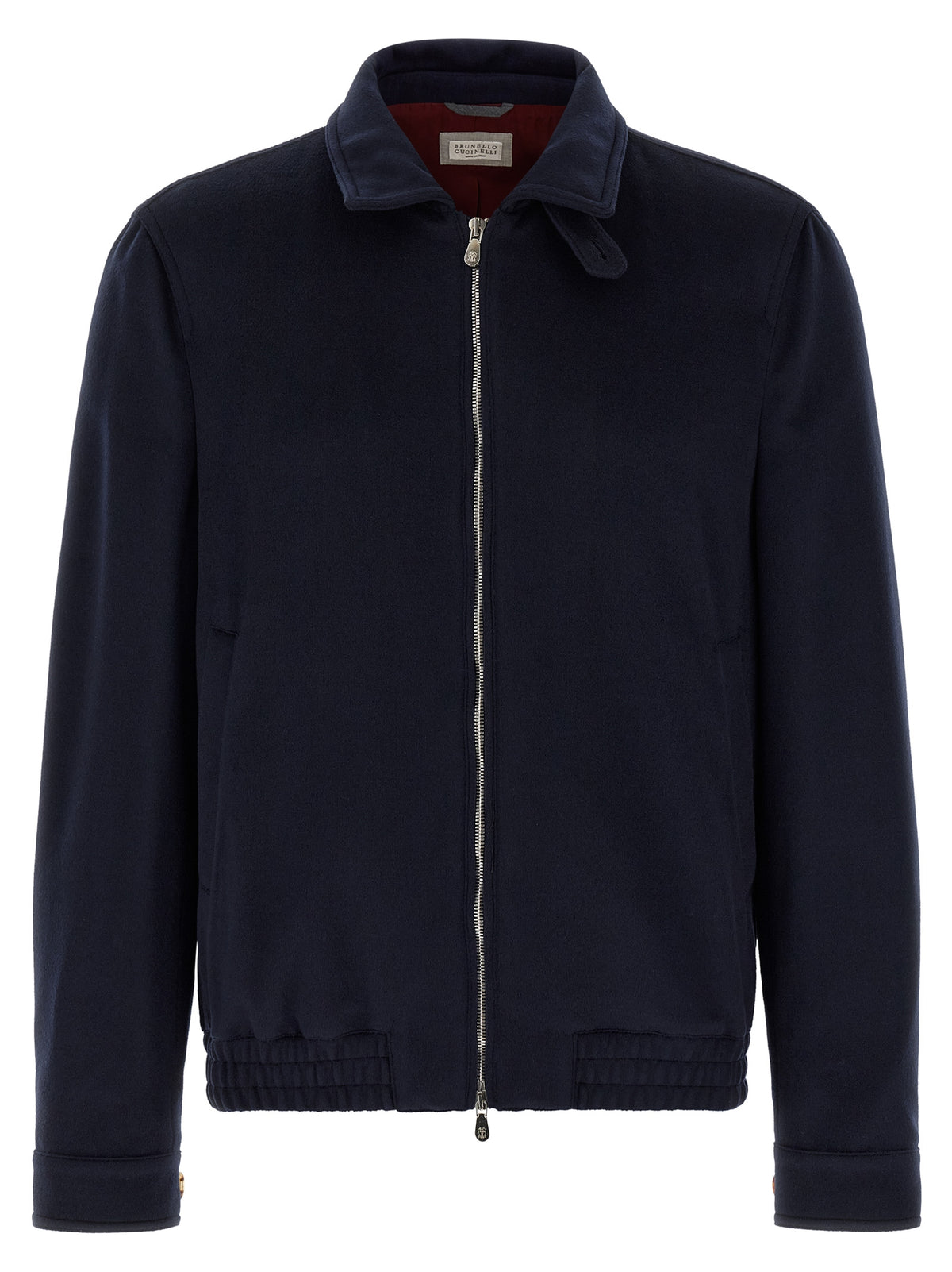 Blue Virgin Wool Bomber