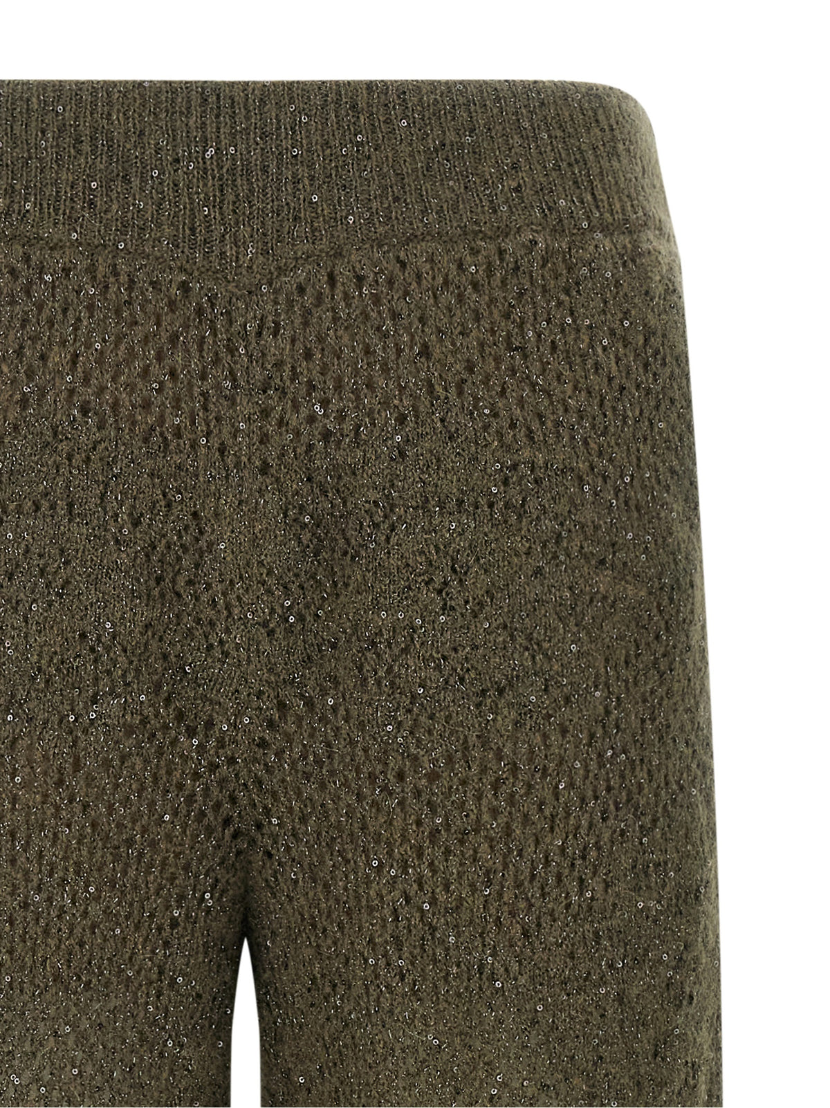 Bicolor Nylon Casual Pants
