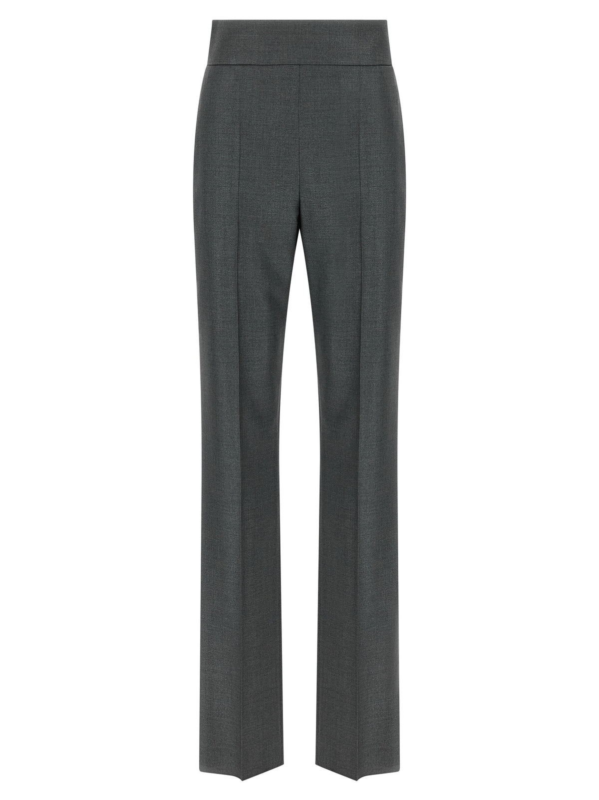 Gray Virgin Wool Dress Pants