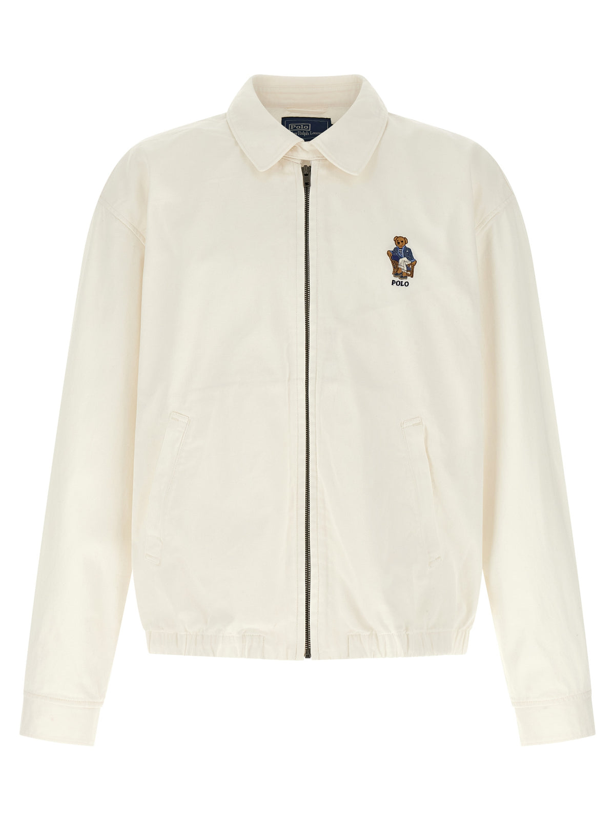 White Cotton Full-Length Jacket