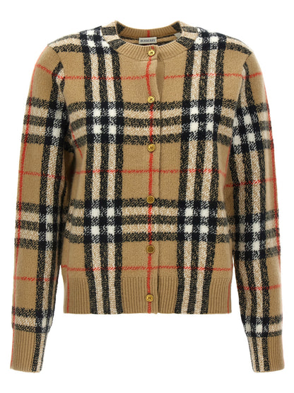 Beige Cashmere Cardigan