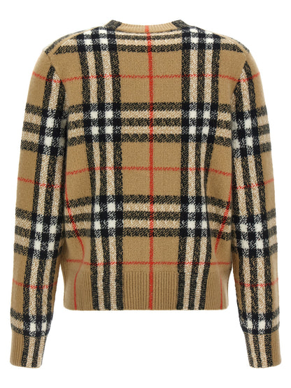 Beige Cashmere Cardigan