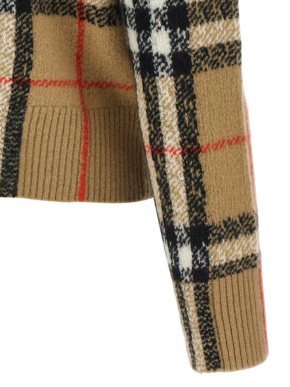 Beige Cashmere Cardigan