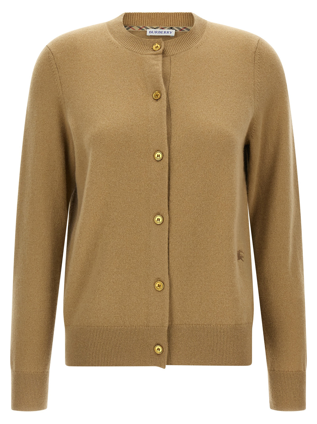 Beige Cashmere Cardigan