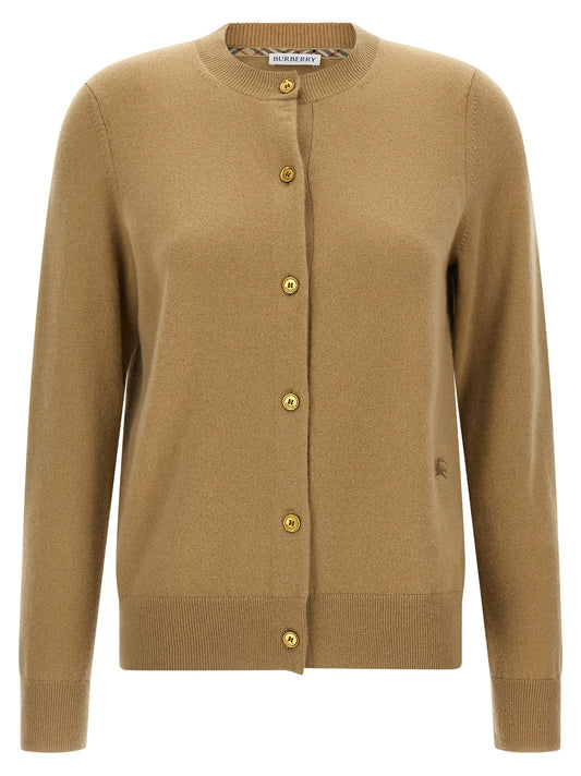 Beige Cashmere Cardigan