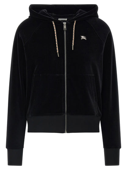 Black Cotton Sweatshirt
