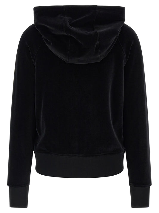 Black Cotton Sweatshirt