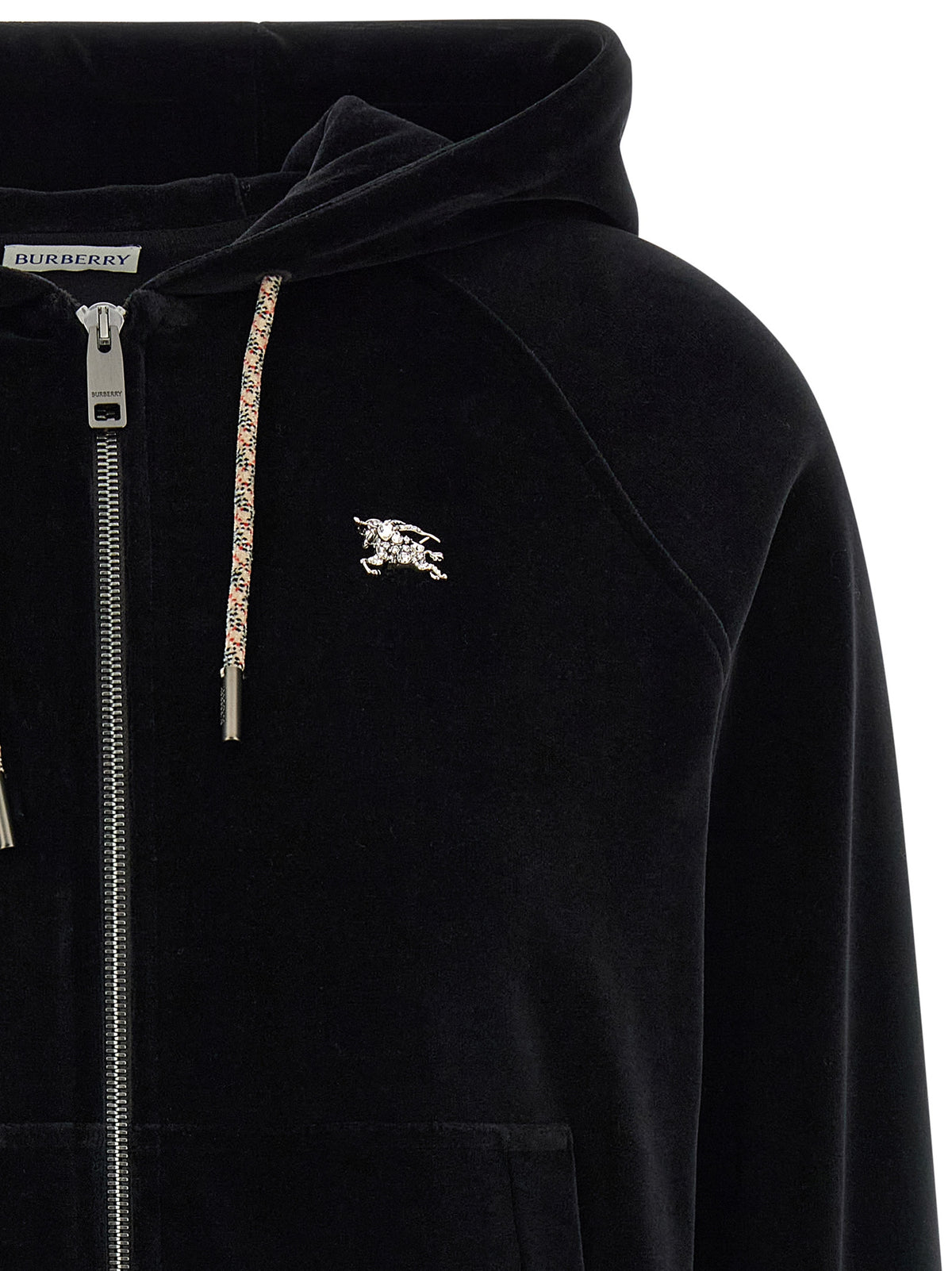 Black Cotton Sweatshirt