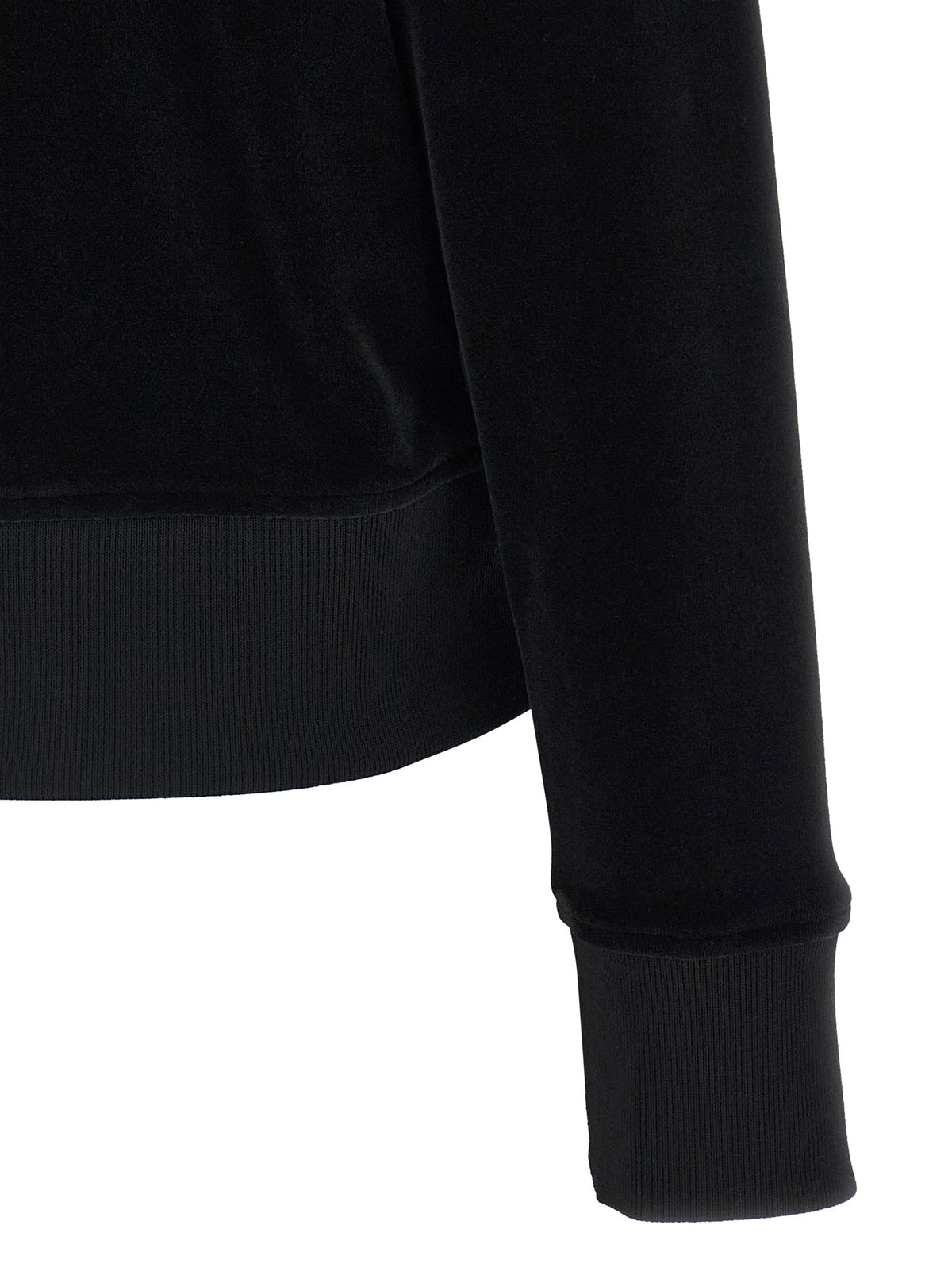Black Cotton Sweatshirt