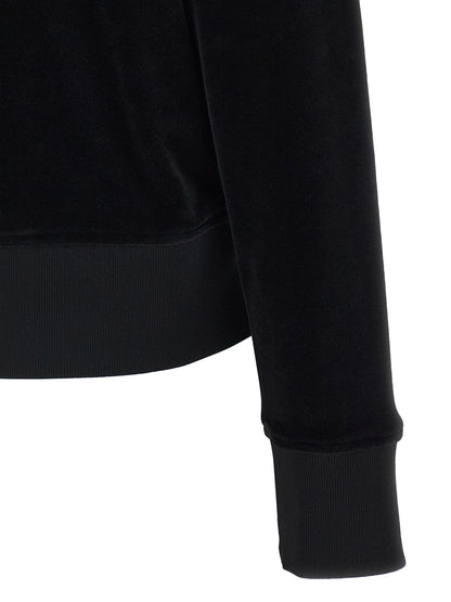 Black Cotton Sweatshirt