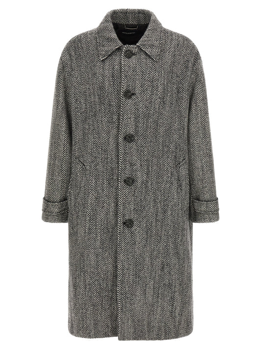 Multicolor Virgin Wool Coat
