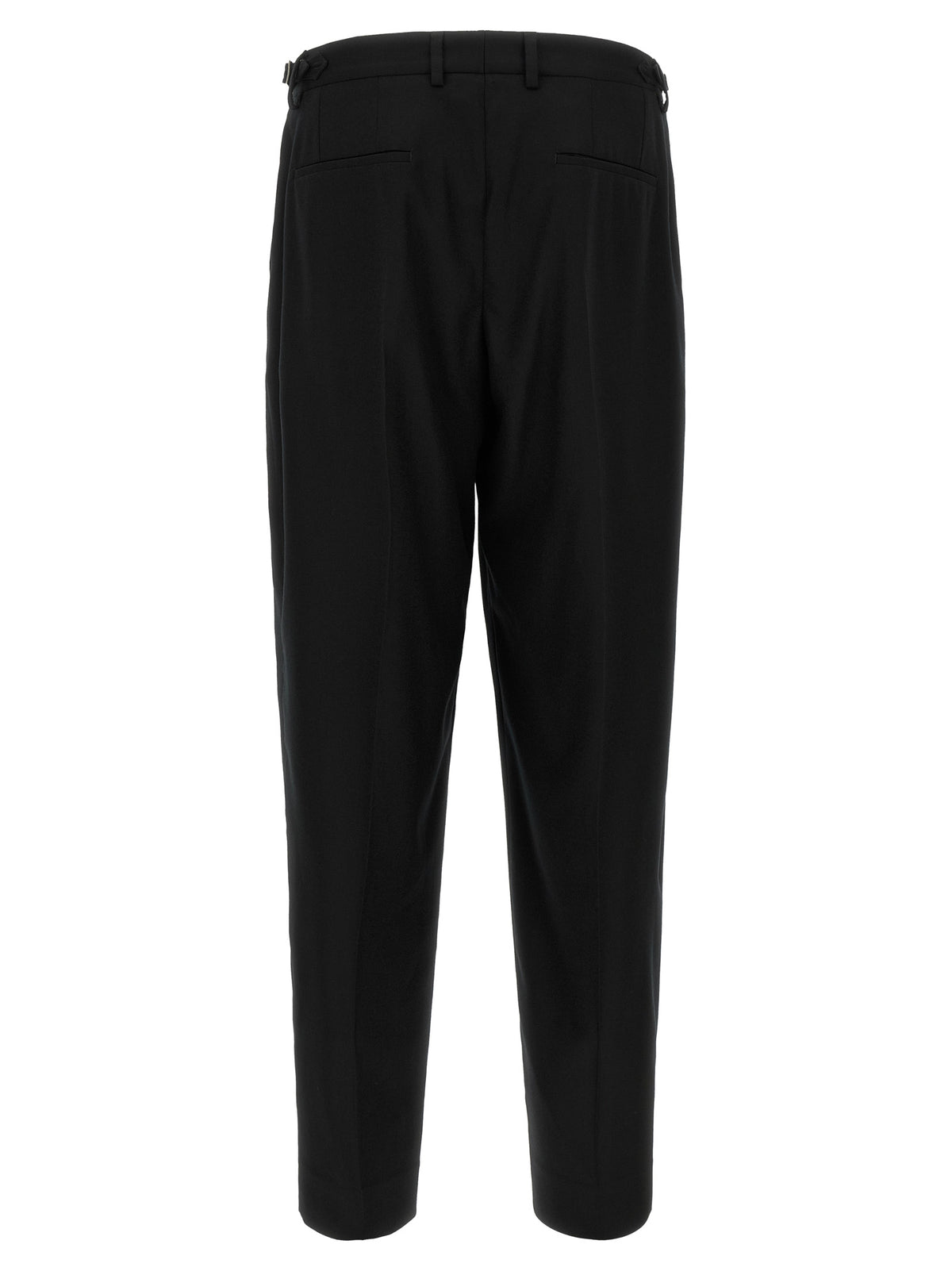 Black Virgin Wool Dress Pants