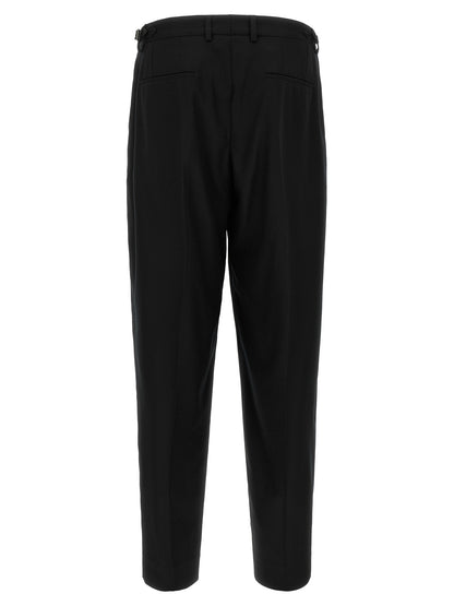 Black Virgin Wool Dress Pants