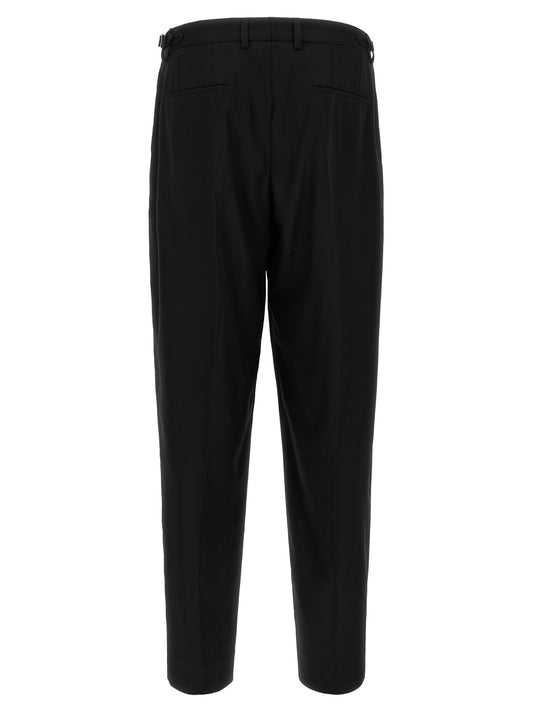 Black Virgin Wool Dress Pants