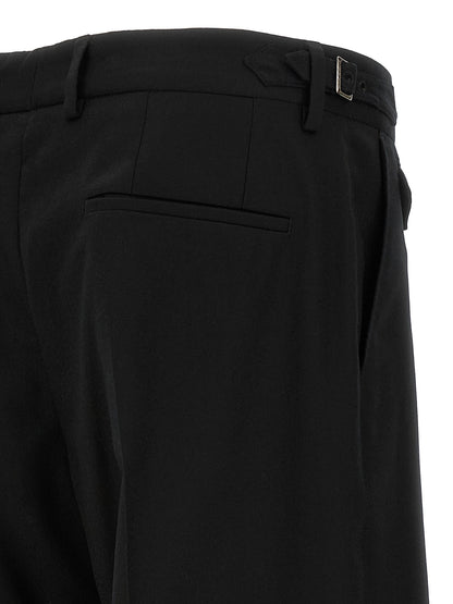 Black Virgin Wool Dress Pants