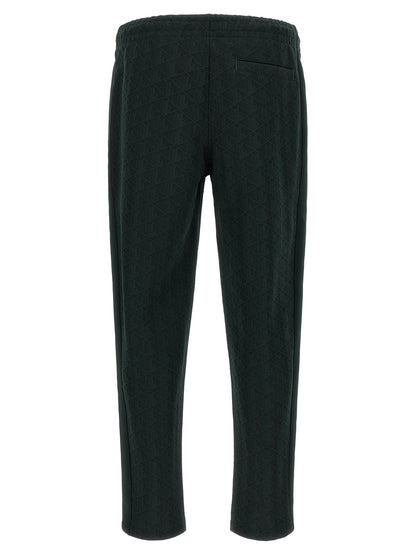 Bicolor Polyester Casual Pants