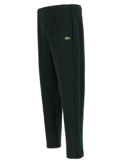 Bicolor Polyester Casual Pants