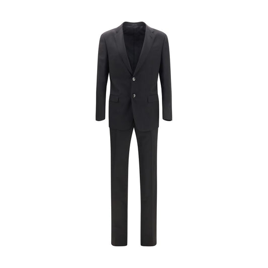 Black Wool Oves Aries Two-Piece Suit