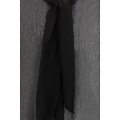 Black Viscose Blouse