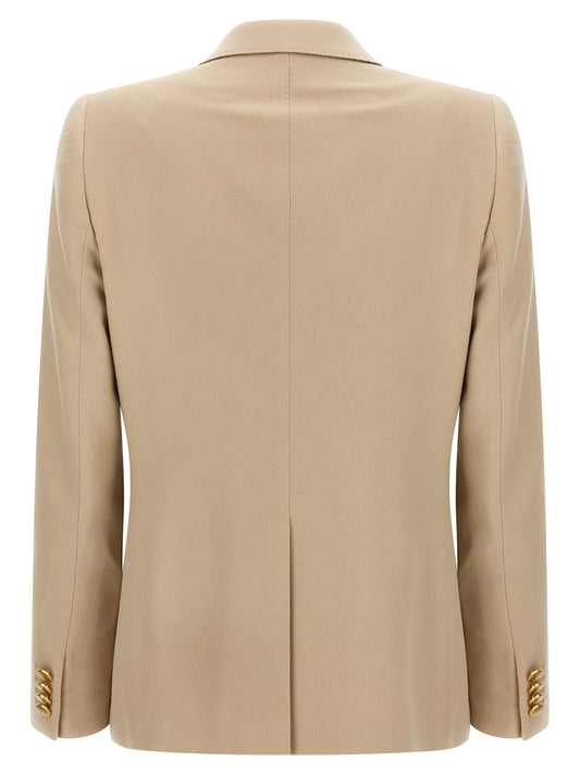 Beige Cashmere Blazer