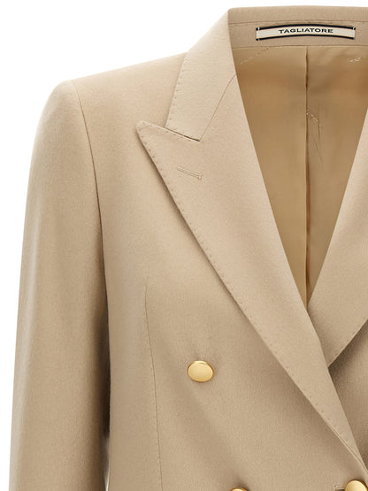 Beige Cashmere Blazer