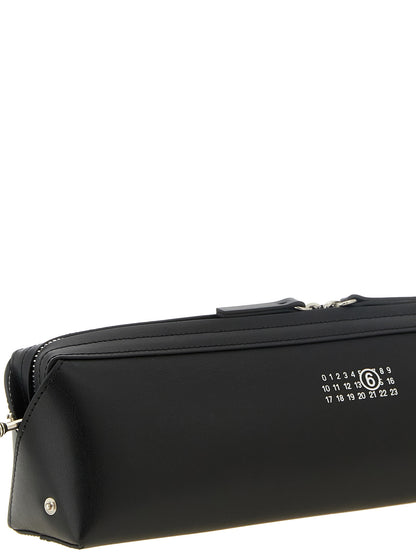 Black Cowhide Clutch Bag