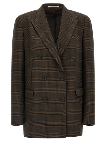 Brown Virgin Wool Blazer