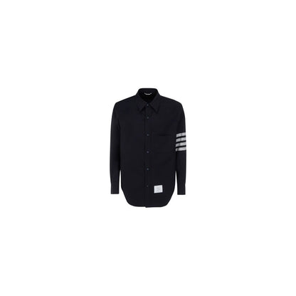 Blue Wool Oves Aries Dress Shirt