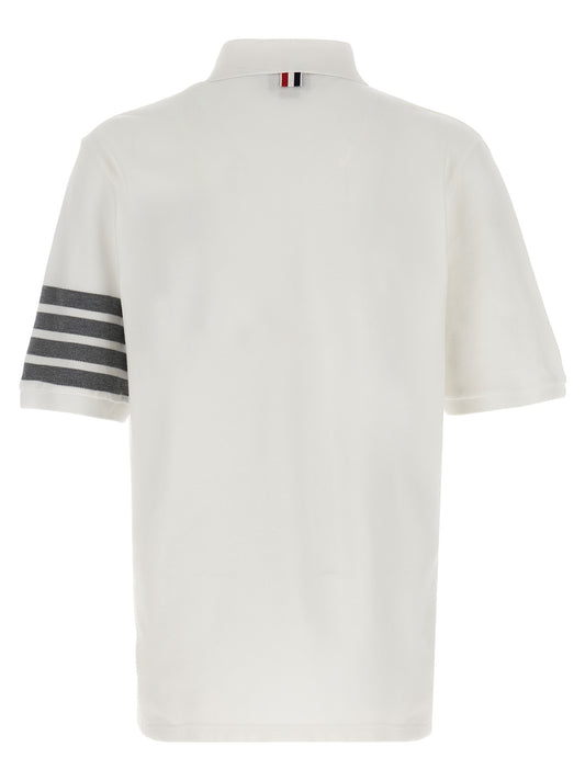 White Cotton Polo Shirt