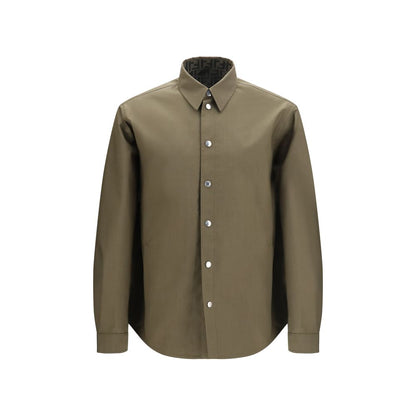 Bicolor Polyester Full-Length Jacket