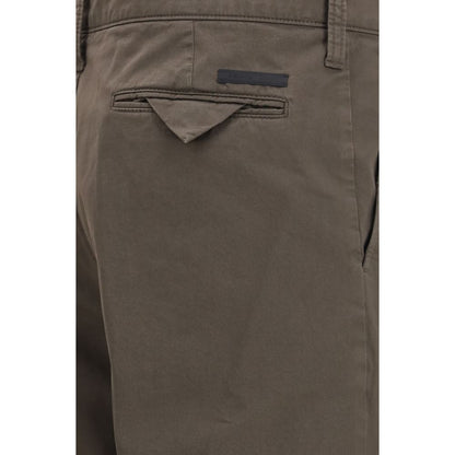 Brown Cotton Cargo Pants