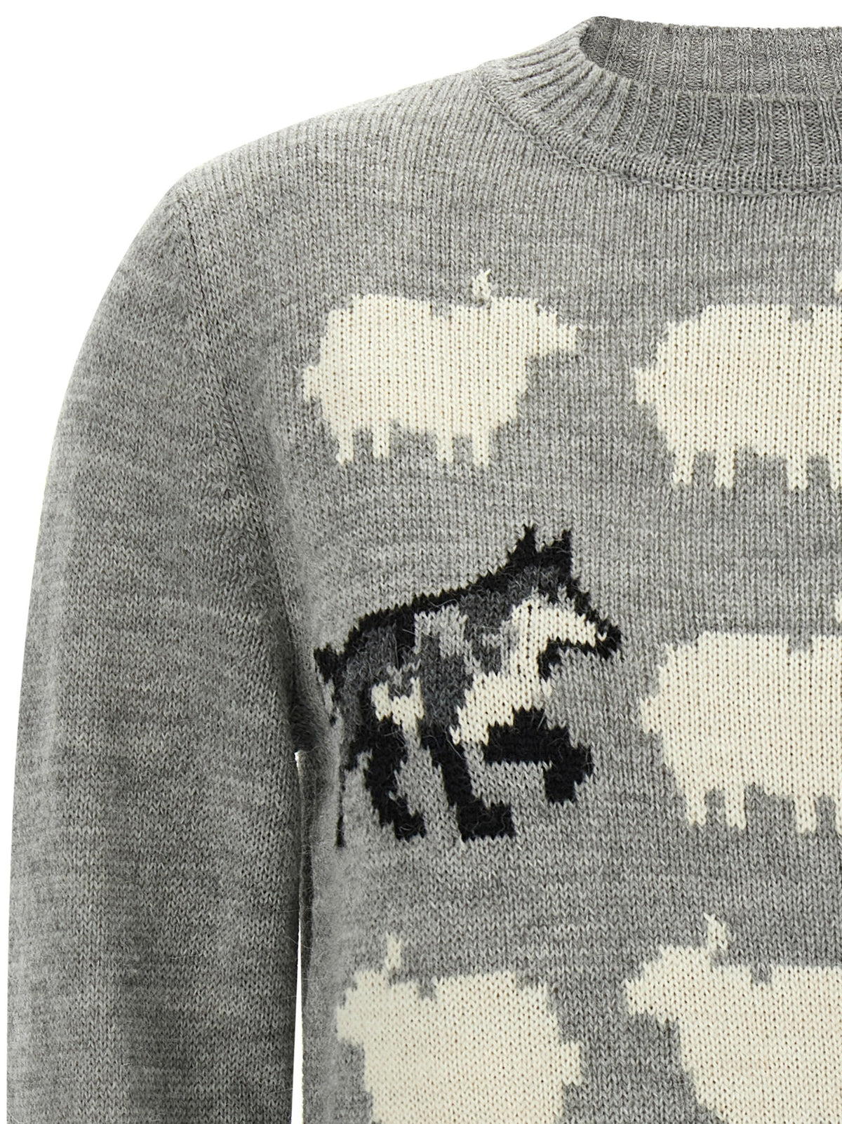 Gray Acetate Cardigan