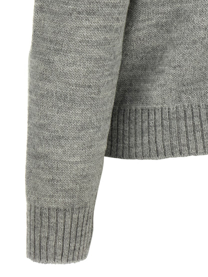 Gray Acetate Cardigan