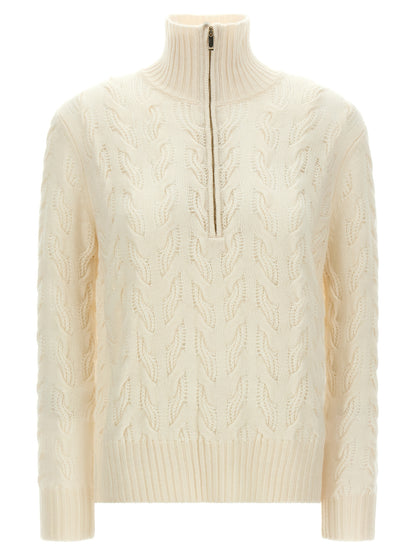 White Wool Cardigan