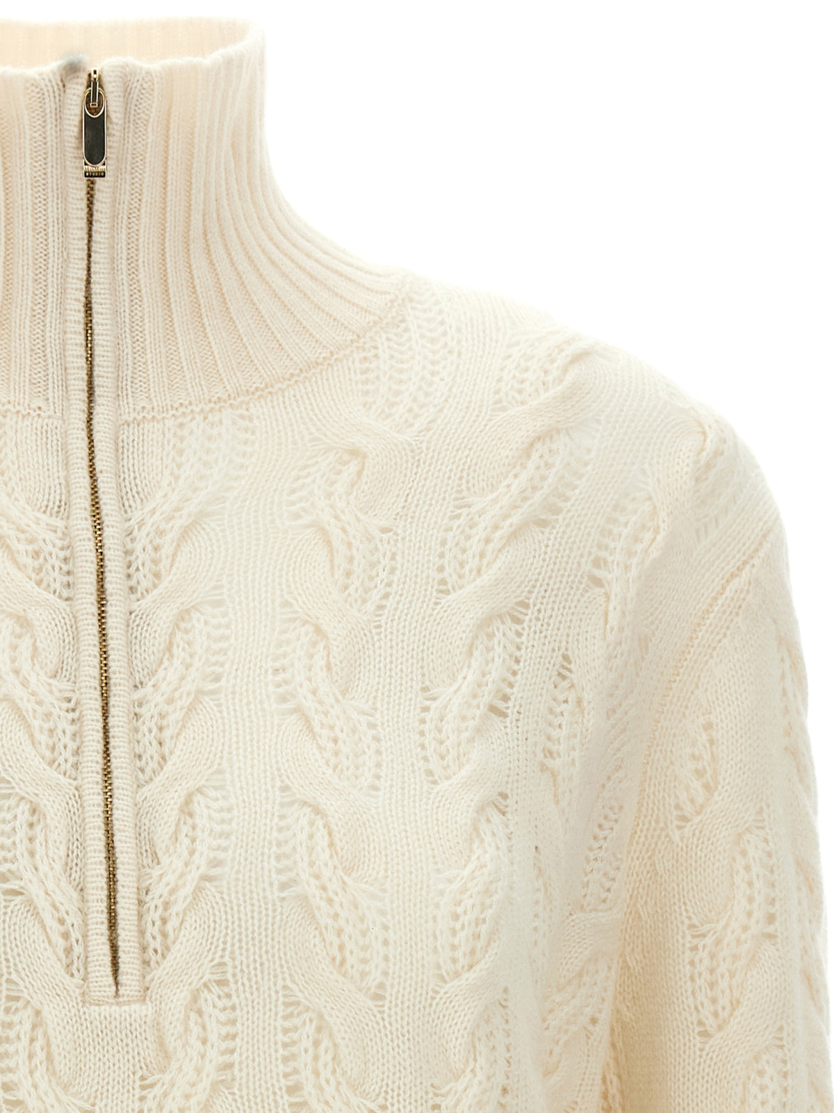 White Wool Cardigan