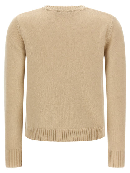 Beige Wool Cardigan