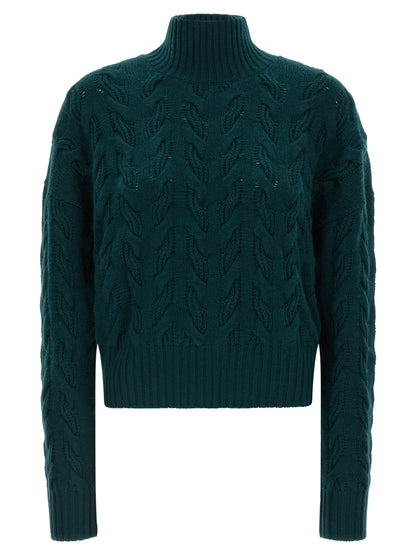 Bicolor Wool Cardigan
