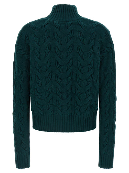 Bicolor Wool Cardigan