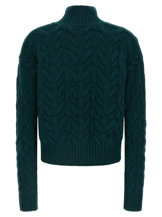 Bicolor Wool Cardigan