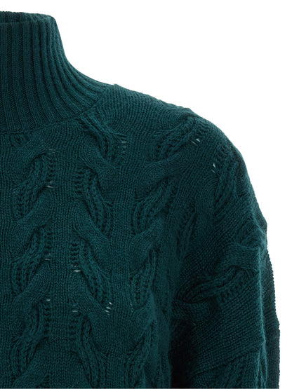 Bicolor Wool Cardigan