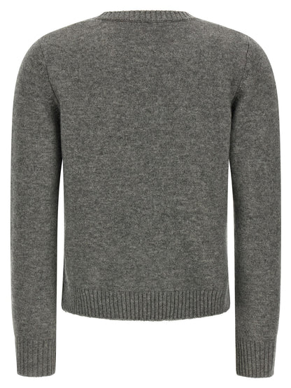Gray Wool Cardigan