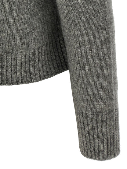 Gray Wool Cardigan